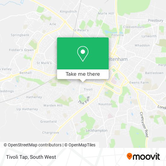 Tivoli Tap map