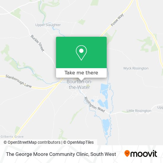 The George Moore Community Clinic map