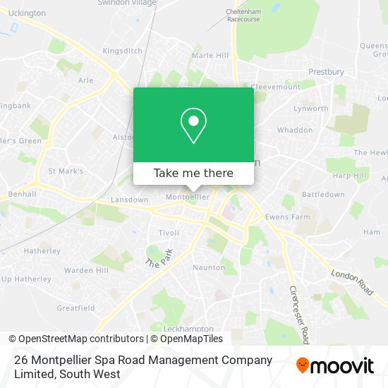 26 Montpellier Spa Road Management Company Limited map