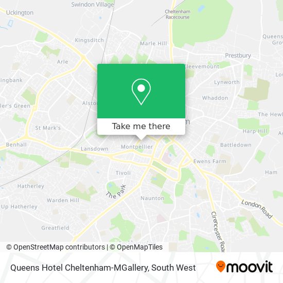 Queens Hotel Cheltenham-MGallery map