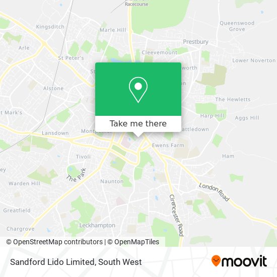 Sandford Lido Limited map