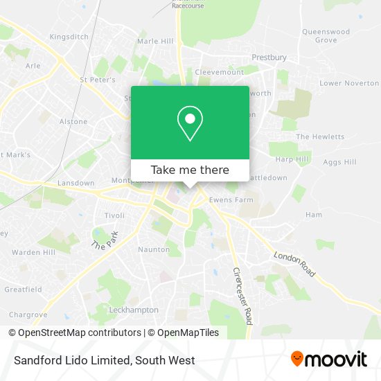 Sandford Lido Limited map