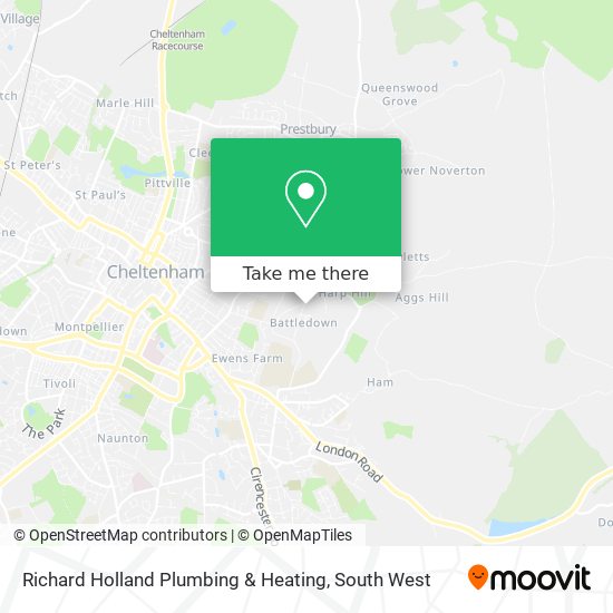 Richard Holland Plumbing & Heating map