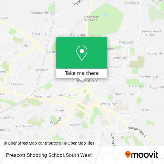 Prescott Shooting School map