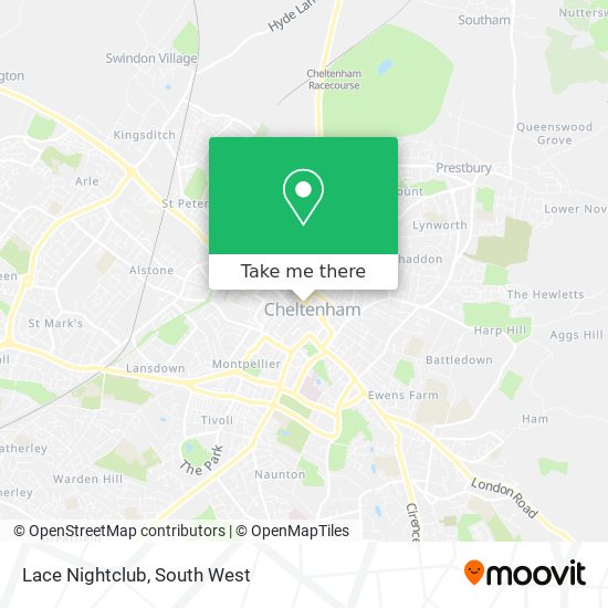 Lace Nightclub map