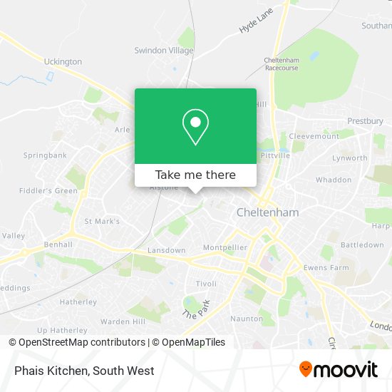 Phais Kitchen map