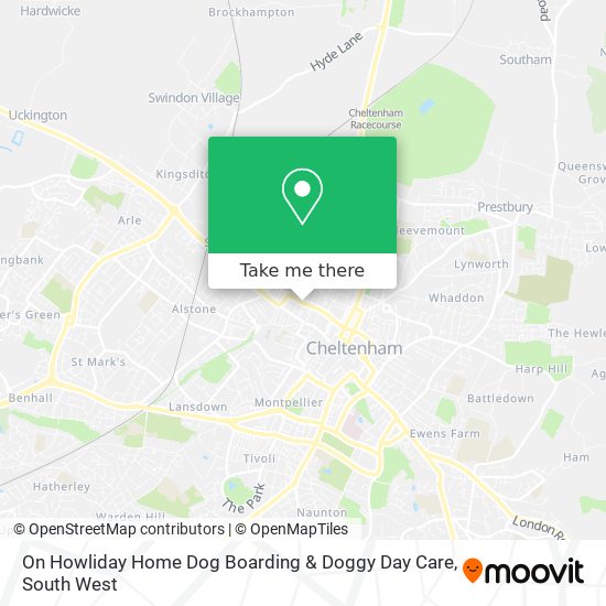 On Howliday Home Dog Boarding & Doggy Day Care map