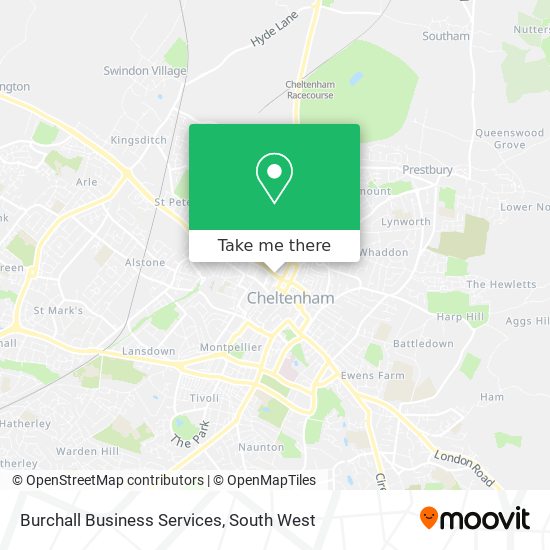 Burchall Business Services map