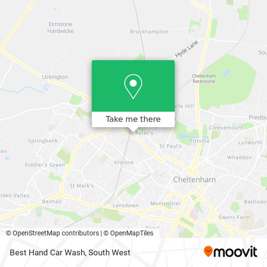 Best Hand Car Wash map