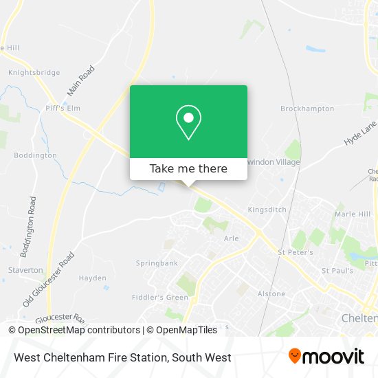 West Cheltenham Fire Station map