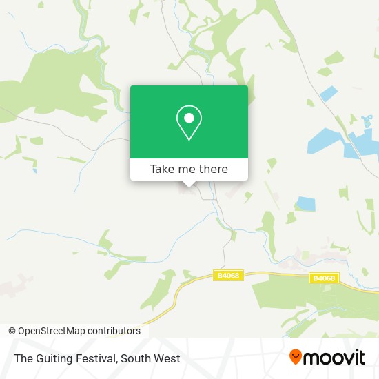 The Guiting Festival map