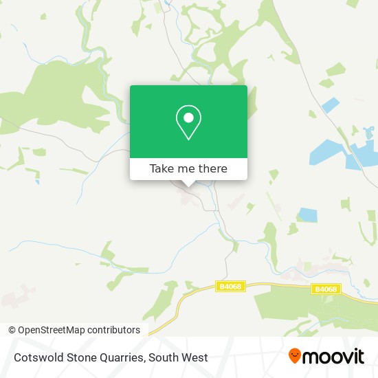 Cotswold Stone Quarries map