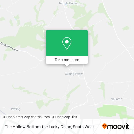 The Hollow Bottom-the Lucky Onion map