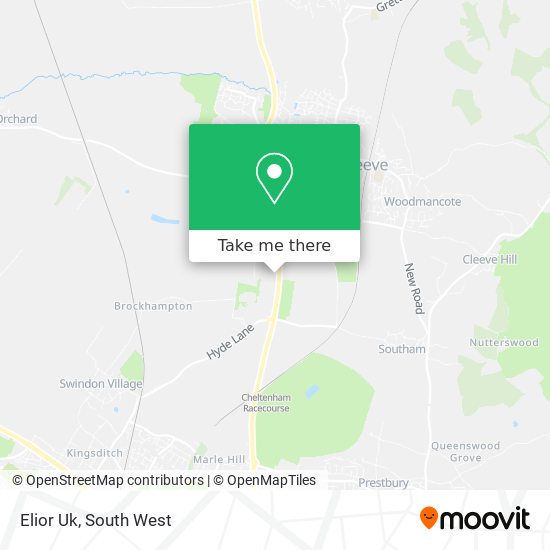 Elior Uk map