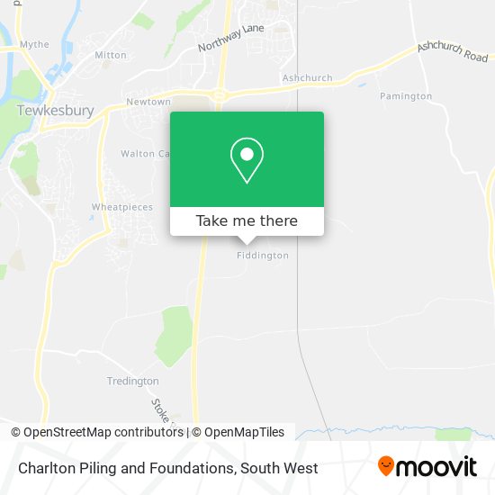 Charlton Piling and Foundations map