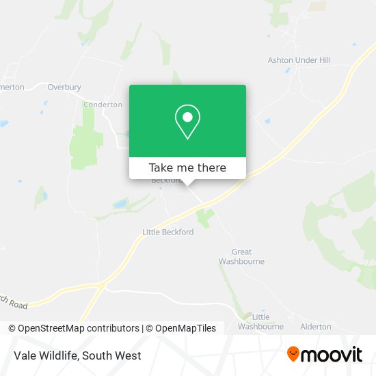 Vale Wildlife map