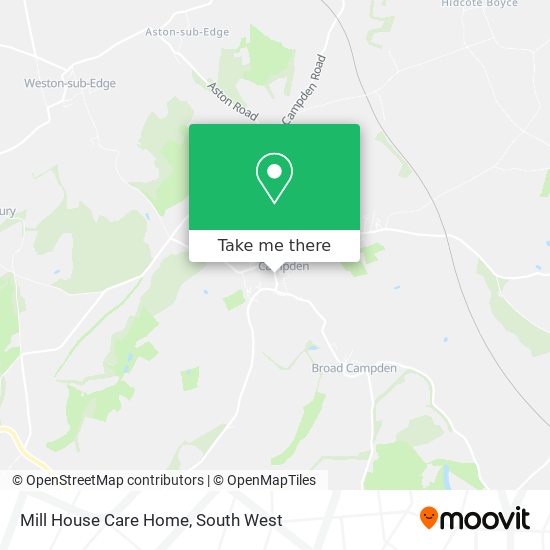 Mill House Care Home map