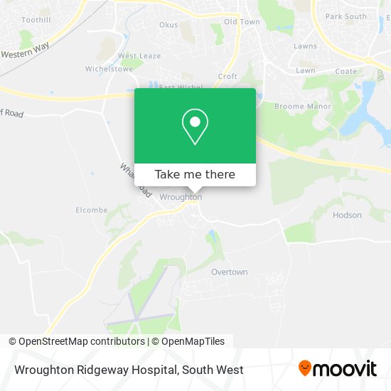 Wroughton Ridgeway Hospital map