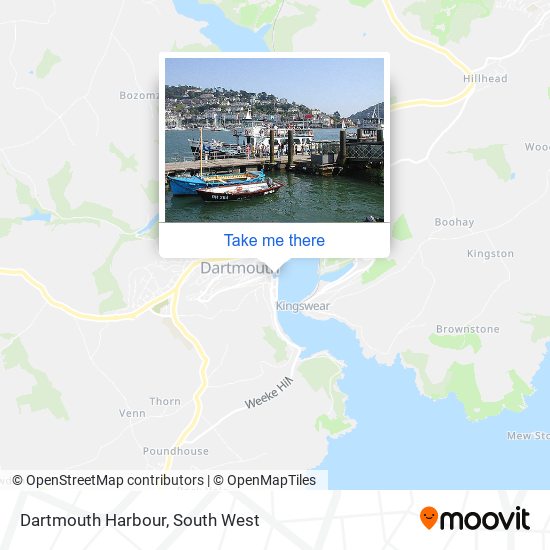 Dartmouth Harbour map