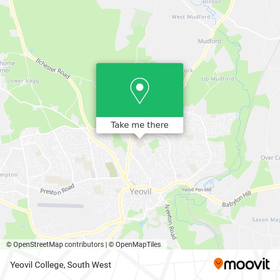 Yeovil College map