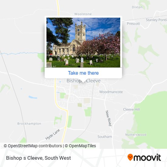 Bishop s Cleeve map