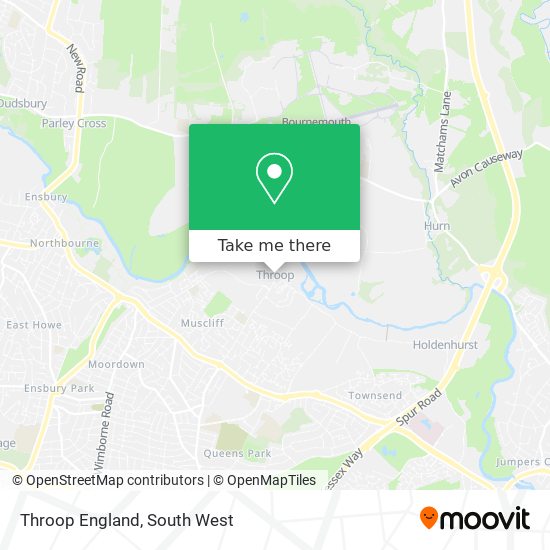 Throop England map