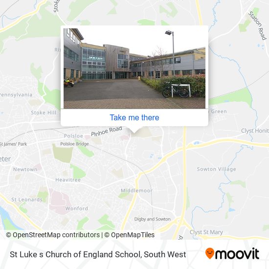 St Luke s Church of England School map