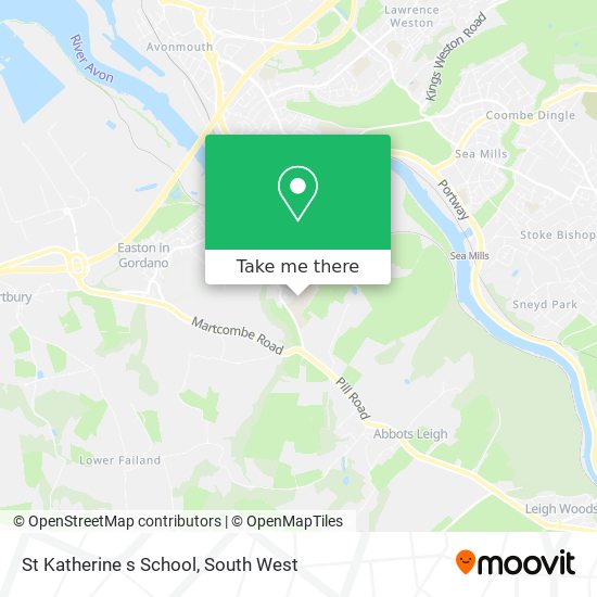 St Katherine s School map