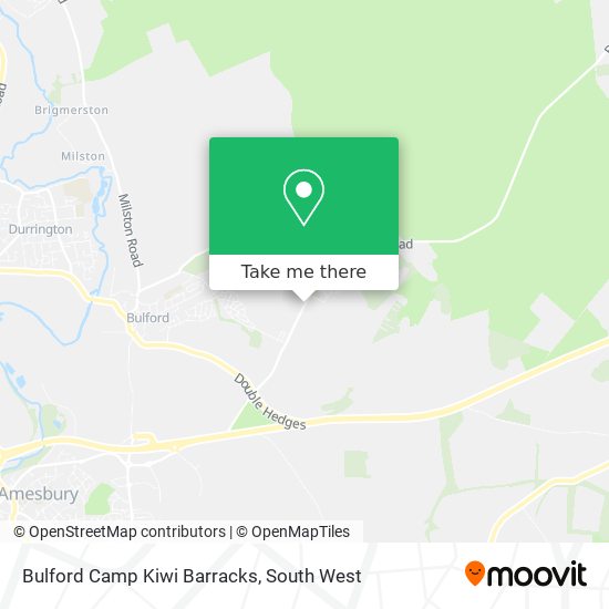 Bulford Camp Kiwi Barracks map