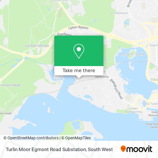 Turlin Moor Egmont Road Substation map