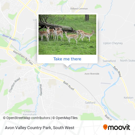 Avon Valley Country Park map