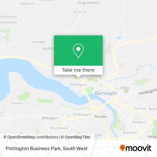 Pottington Business Park map