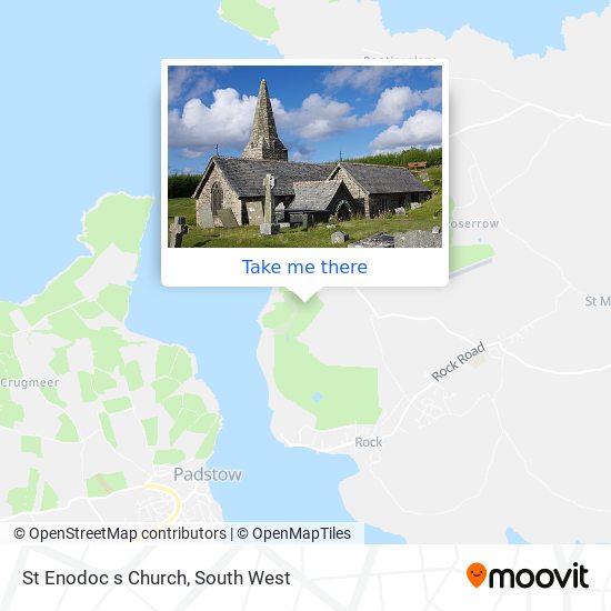 St Enodoc s Church map