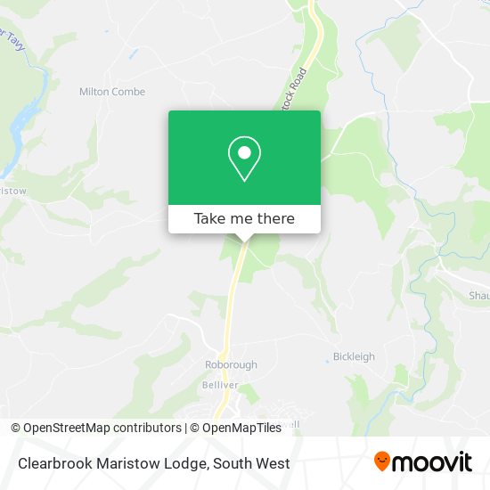 Clearbrook Maristow Lodge map