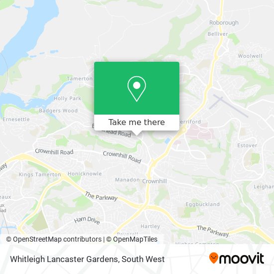 Whitleigh Lancaster Gardens map