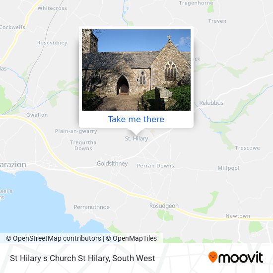 St Hilary s Church St Hilary map