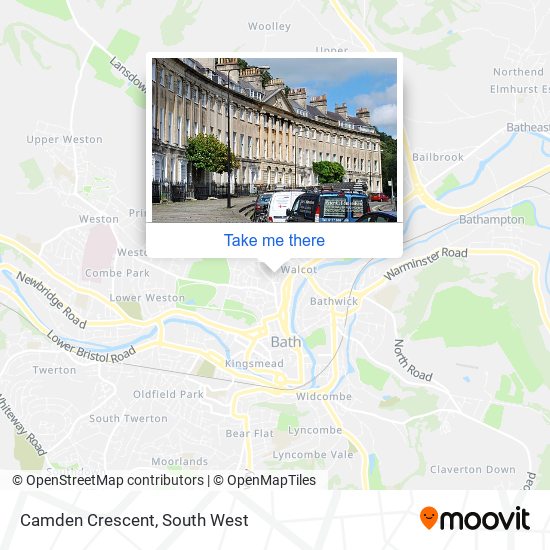 Camden Crescent map