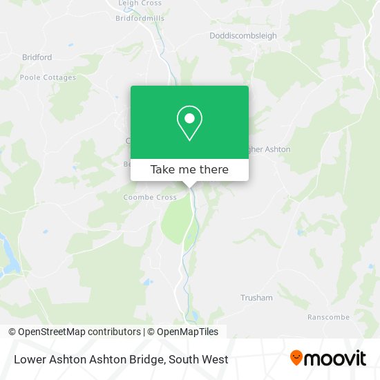 Lower Ashton Ashton Bridge map