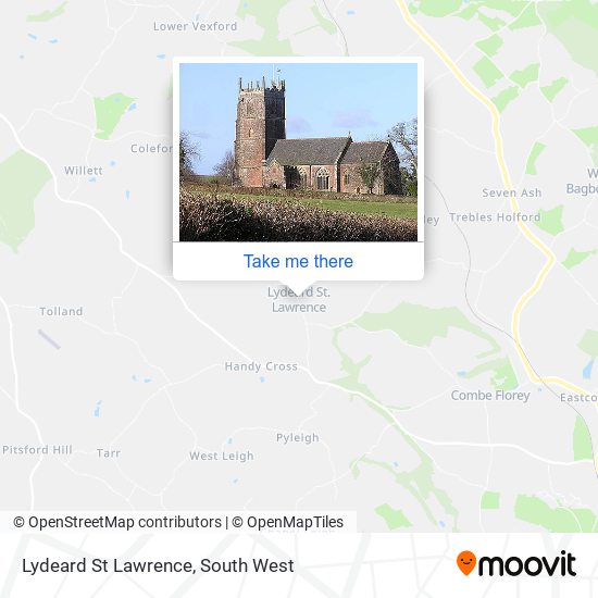 Lydeard St Lawrence map