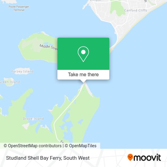 How to get to Studland Shell Bay Ferry in Purbeck by Bus or Train?