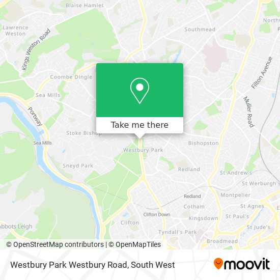 Westbury Park Westbury Road map