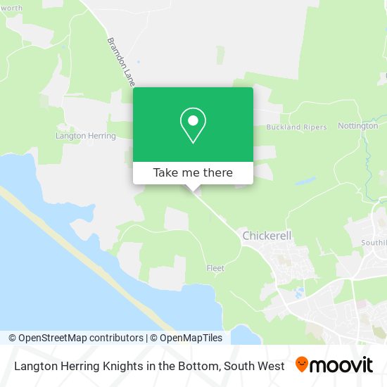 Langton Herring Knights in the Bottom map