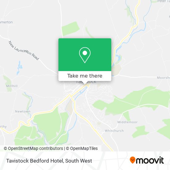 Tavistock Bedford Hotel map