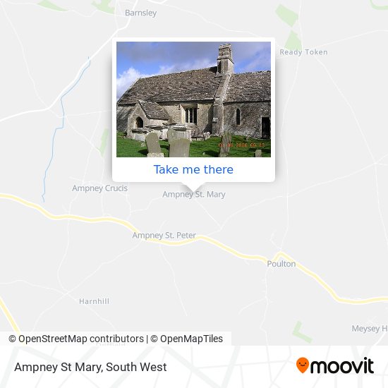 Ampney St Mary map