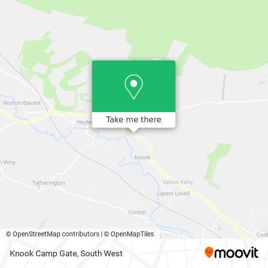 Knook Camp Gate map
