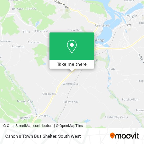 Canon s Town Bus Shelter map