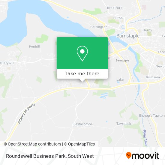 Roundswell Business Park map