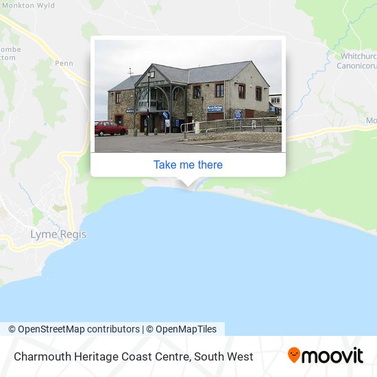 Charmouth Heritage Coast Centre map