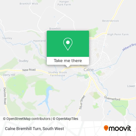 How To Get To Calne Bremhill Turn In Wiltshire By Bus Or Train