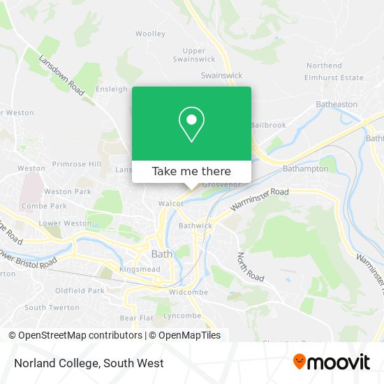 Norland College map